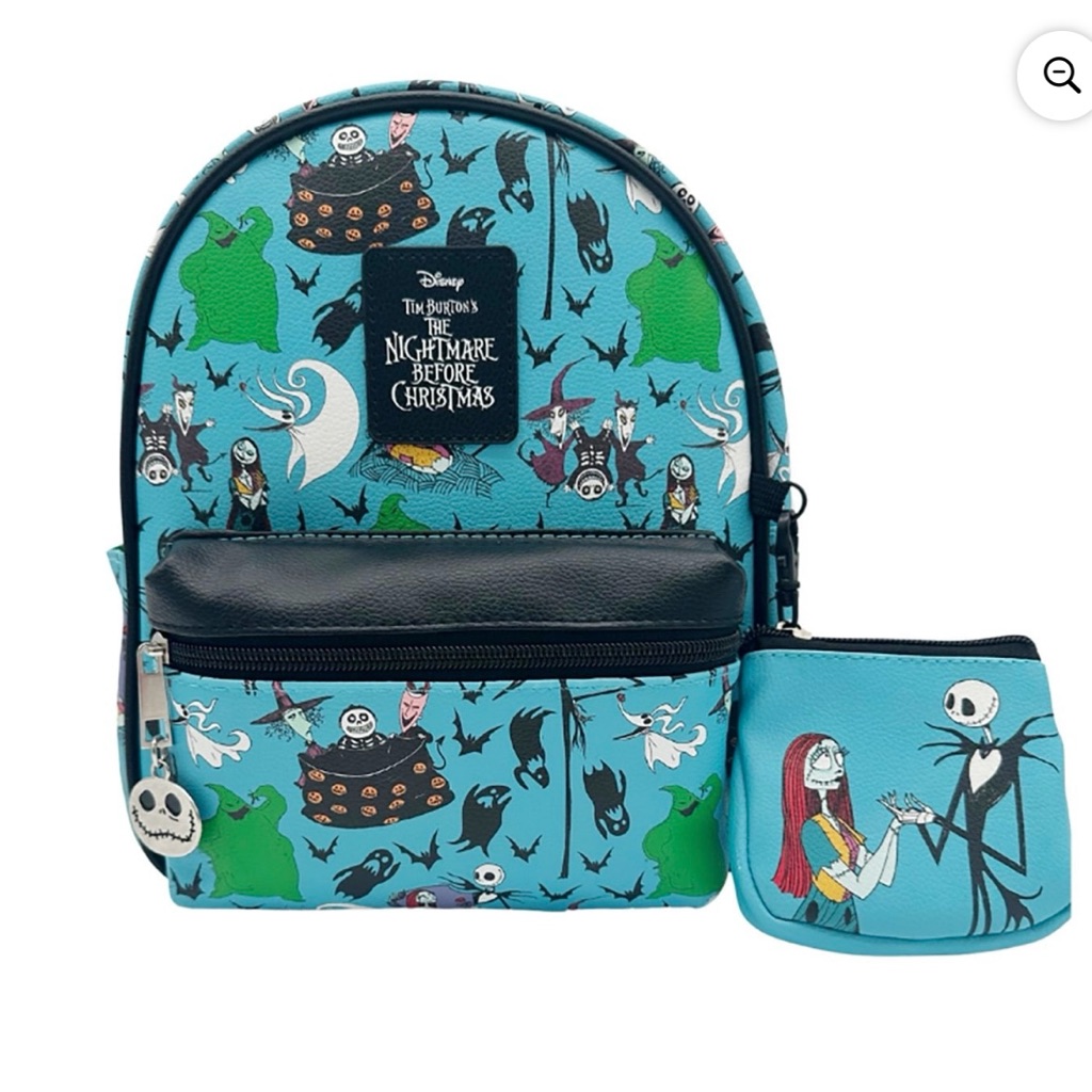 Disney The Nightmare Before Christmas 10.5” Mini Backpack And Pouch
